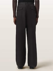 AllSaints Black Conway Trousers - Image 5 of 8