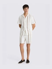 MOSS Natural Stripe Shorts - Image 2 of 4