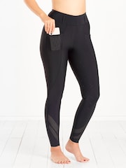 Harry Hall Black Hybrid Riding Leggings - Image 4 of 5
