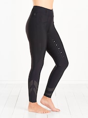 Harry Hall Black Hybrid Riding Leggings - Image 5 of 5