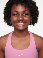 Nike Pink Rise Dri-FIT Swoosh Support Bra - Image 3 of 3
