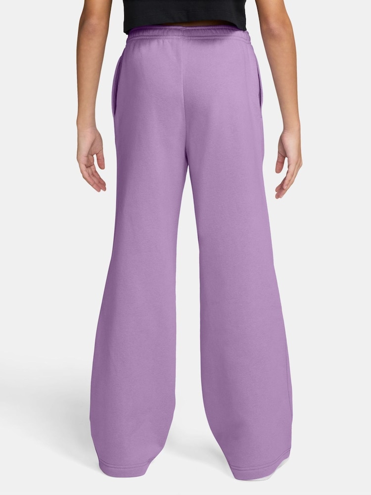 Violet - Pantalon de Survêtement Ample Nike Studio Fleece - Image 2 sur 3