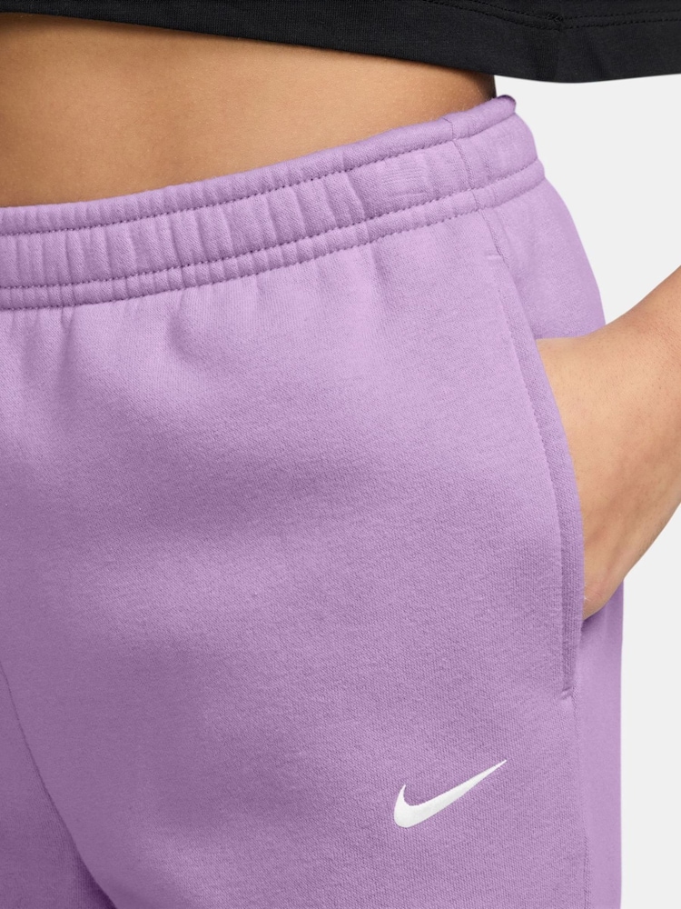 Violet - Pantalon de Survêtement Ample Nike Studio Fleece - Image 3 sur 3