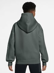 Nike Camo Green Sportswear Tech Fleece Oversized Pullover Hoodie - Image 2 of 3