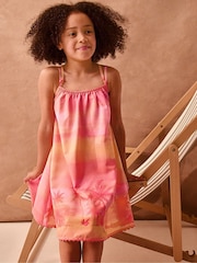 Monsoon Strandkleid mit Palmenprint - Bild 1 von 4