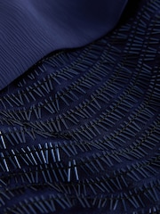 Navy Sequin Sleeveless Cami Top - Image 7 of 7