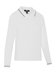 Callaway Golf White Collared Sweater - Image 6 of 7
