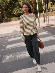 Вимитий чорний - Barrel Leg Cargo Trousers - Image 1 of 4