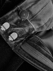 Black Velvet Tailored Shorts - Image 7 of 7