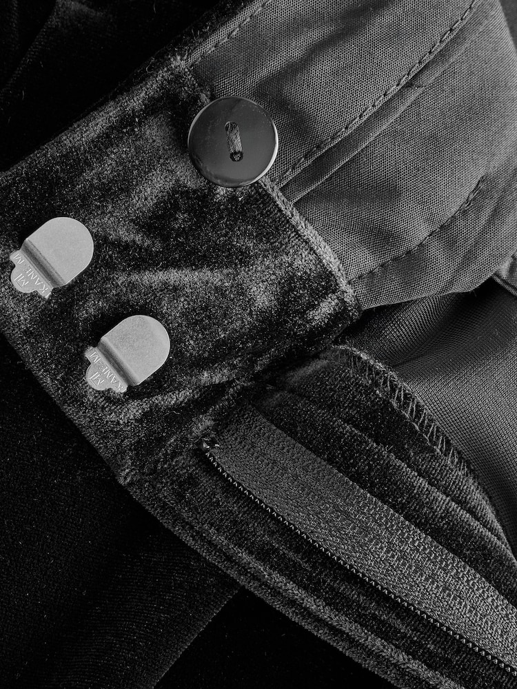 Black Velvet Tailored Shorts - Image 7 of 7 Black Velvet Tailored Shorts - Image 7 of 7
