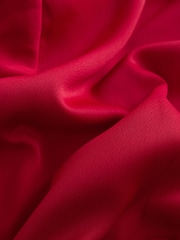 Red Satin Single Breasted Blazer - Image 7 of 7