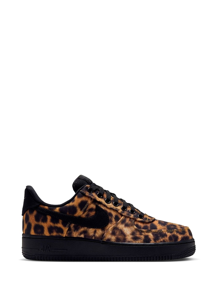 Nike Natural Leopard Print Air Force 1 Trainers - Image 2 of 9 Nike Natural Leopard Print Air Force 1 Trainers - Image 2 of 9
