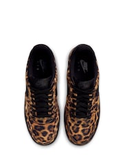 Nike Natural Leopard Print Air Force 1 Trainers - Image 7 of 9