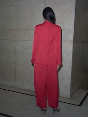 Red Satin Barrel Trousers - Image 3 of 7
