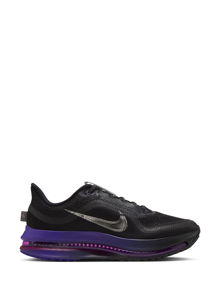 Nike Black Silver Pegasus Premium Road Running Trainers - Image 1 of 9 Nike Black Silver Pegasus Premium Road Running Trainers - Image 1 of 9