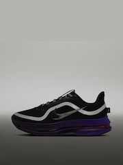 Nike Black Silver Pegasus Premium Road Running Trainers - Image 2 of 9