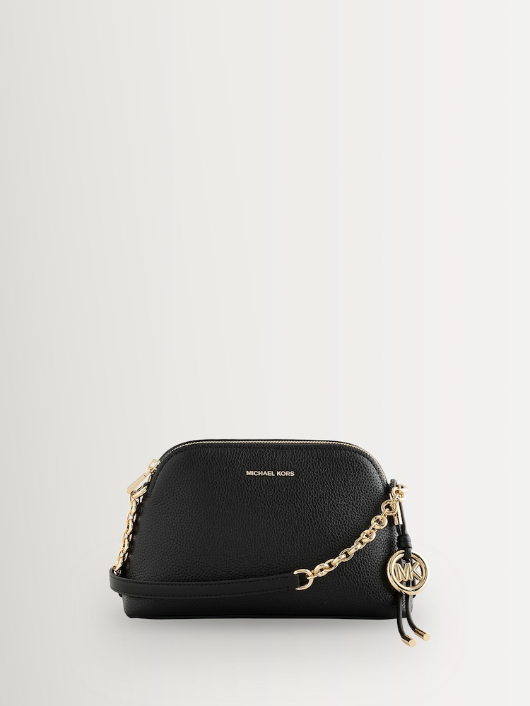 Michael Kors Black Freddie Dome Chain Cross-Body Bag - Image 1 of 1