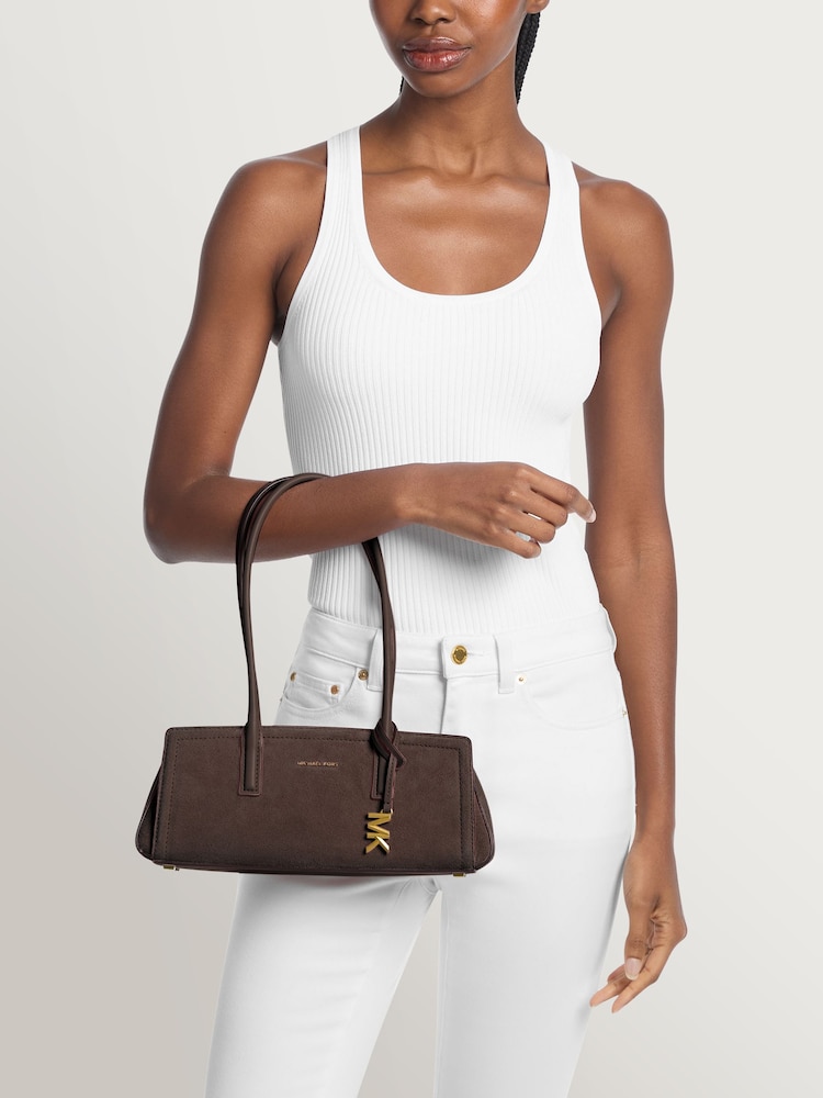 Michael Kors Brown Laila East West Shoulder Tote Bag - Image 2 of 3