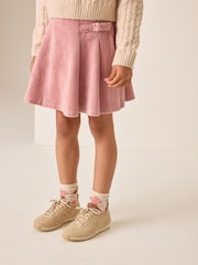 Pink Pleated Jersey Cord Skirt (3-16yrs) - Image 1 of 4