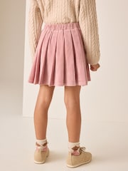 Pink Pleated Jersey Cord Skirt (3-16yrs) - Image 3 of 4