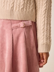 Pink Pleated Jersey Cord Skirt (3-16yrs) - Image 4 of 4