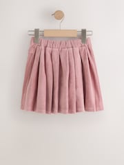Pink Pleated Jersey Cord Skirt (3-16yrs) - Image 6 of 8