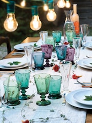 La Rochère Set of 4 Mixed Colours Bee Stemmed Wine Glasses 24CL - Image 3 of 4