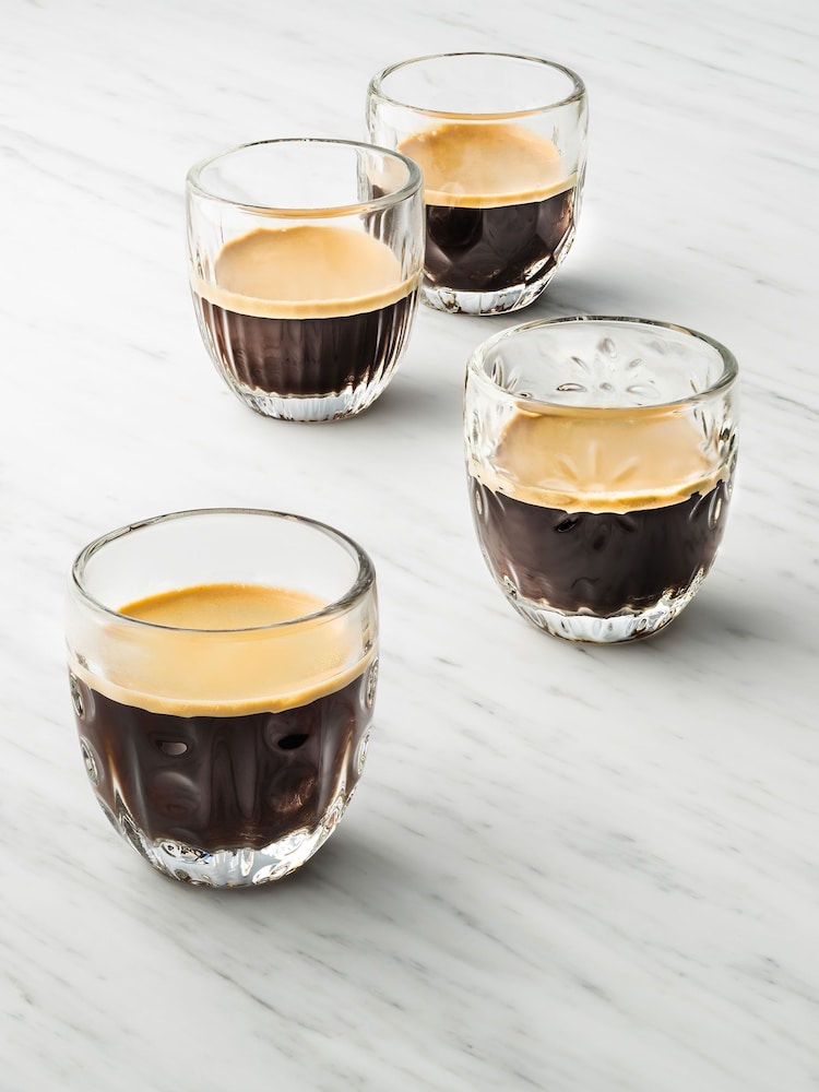La Rochère Set of 4 Clear Expresso Troquets Glasses Assortis - Image 1 of 4