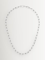 Missoma Silver Tone Classic Paperclip Chain Necklace - Image 1 of 3