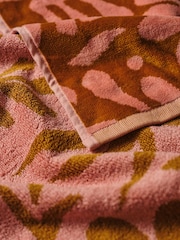 SlowTide Retro Sunny Cotton Matisse Beach Towel - Image 4 of 4