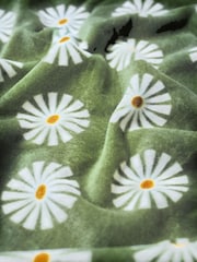 SlowTide Green Sun Dazed Cotton Artistic Beach Towel - Image 6 of 6