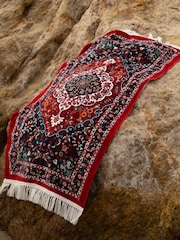 SlowTide Burgundy Haven Cotton Artistic Beach Towel - Image 1 of 8