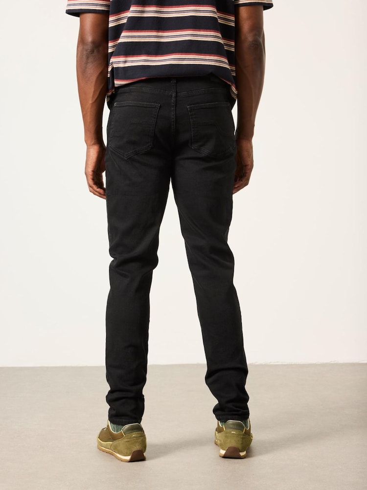أسود - FatFace Skinny Fit Jeans - صورة 2 من 6