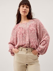 Monsoon Pink Mandy Paisley Print Blouse - Image 1 of 5