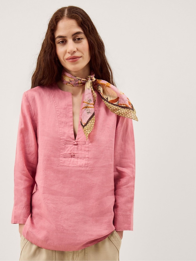 Bluză din lenjerie cu nasturi Monsoon Alexis - Imaginea 1 din 5