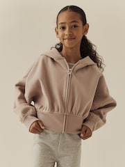 Rose - Sweat-shirt à capuche zippé (3-16ans) - Image 2 de 4