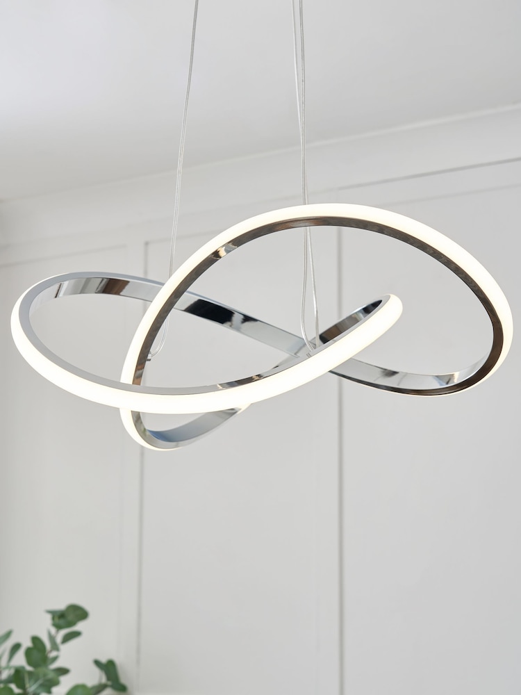 BHS Chrome Eero Pendant - Image 1 of 7