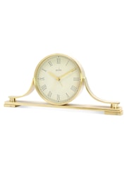 Acctim Clocks Brass Effect Wardley Metal Table Clock - Image 2 of 5