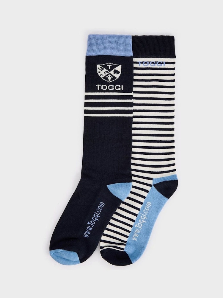 Toggi Blue Eda Socks 2 Pack - Image 1 of 2