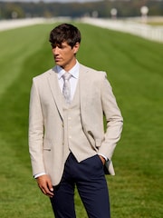 Skopes Natural Aurelio Houndstooth Check Waistcoat - Image 2 of 4