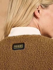 Toggi Brown Carney Reversible Fleece Gilet - Image 6 of 8