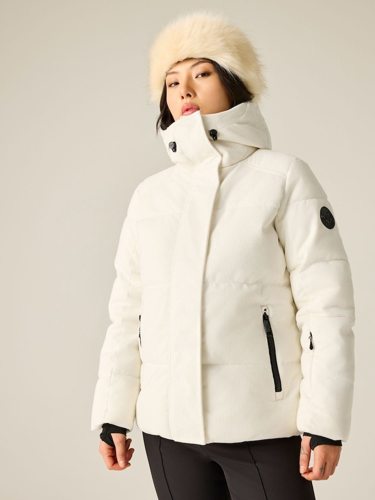 Dare 2b Cream Allure Waterproof Ski Jacket - Image 1 of 11