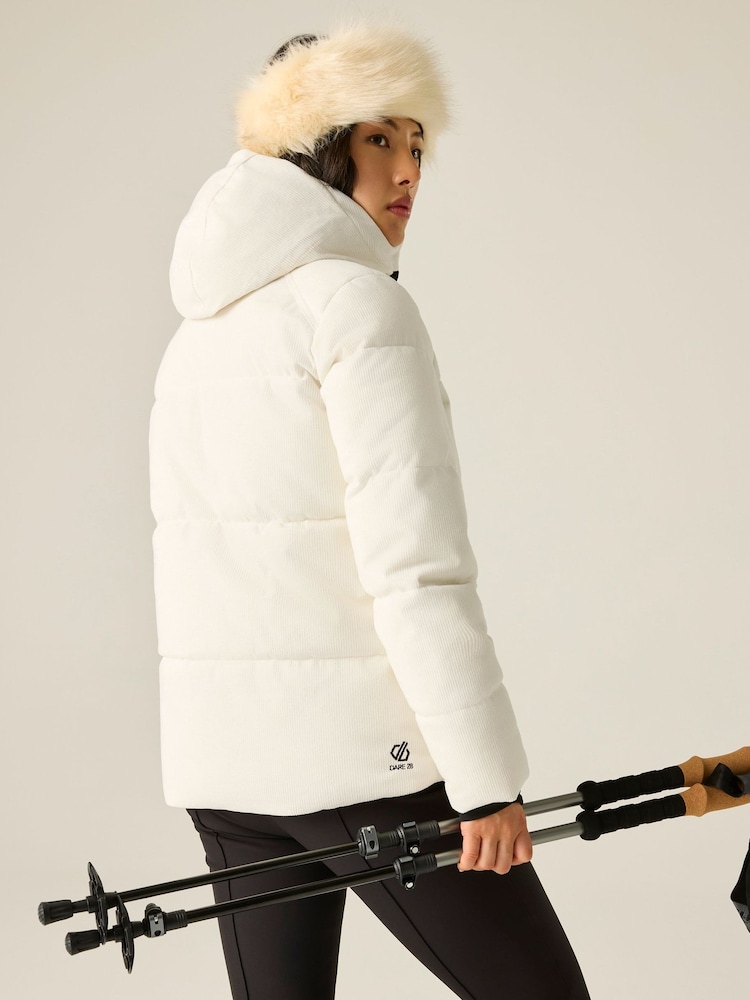 Dare 2b Cream Allure Waterproof Ski Jacket - Image 2 of 11