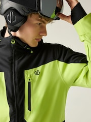 Dare 2b Black/ Wild Lime Eagle IV Waterproof Ski Jacket - Image 4 of 11