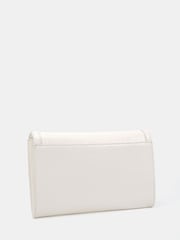 Novo White Angel Hardware Detail Chain Clutch Bag - Image 4 of 5