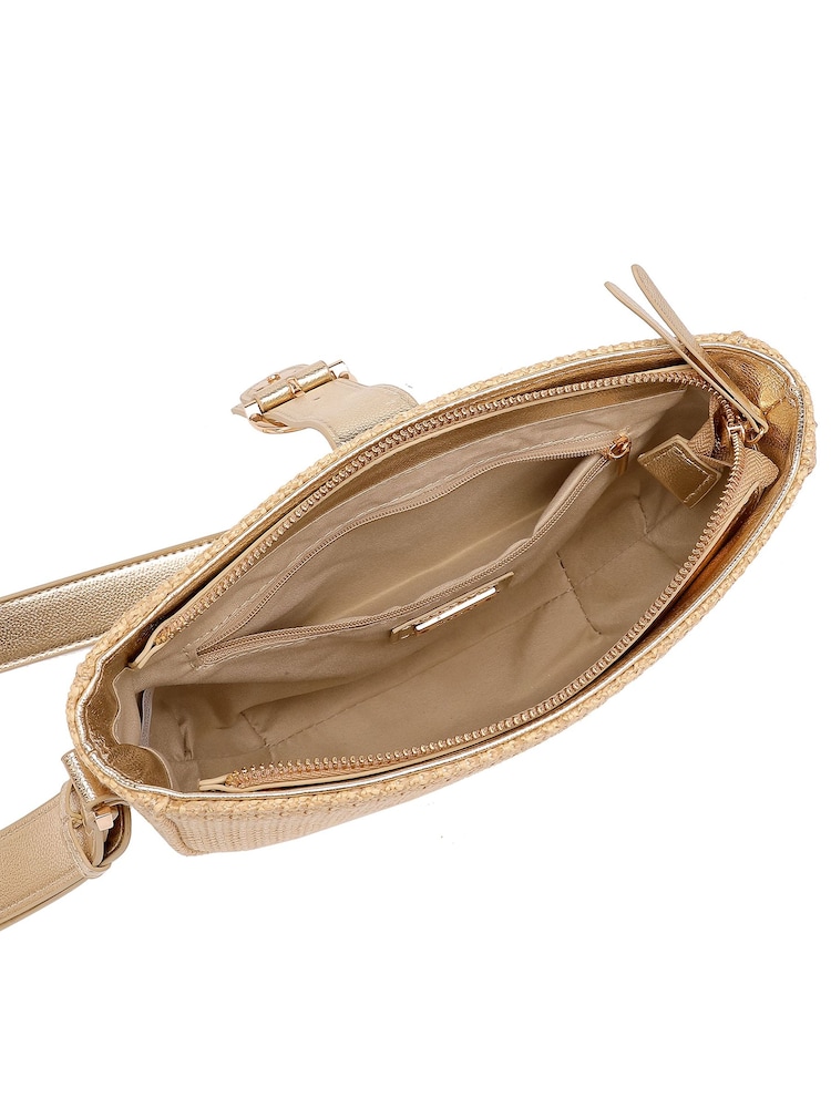 Novo Gold Amalfi Buckle Cross Body Bag - Image 4 of 4