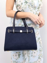 蓝色 - Novo Andalucia 结构化顶部手柄包 - 5的图像1｝