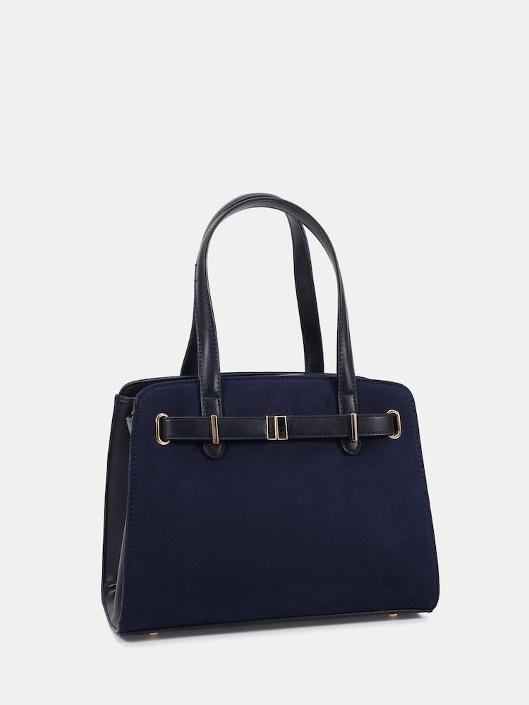 蓝色 - Novo Andalucia 结构化顶部手柄包 - 5的图像2｝