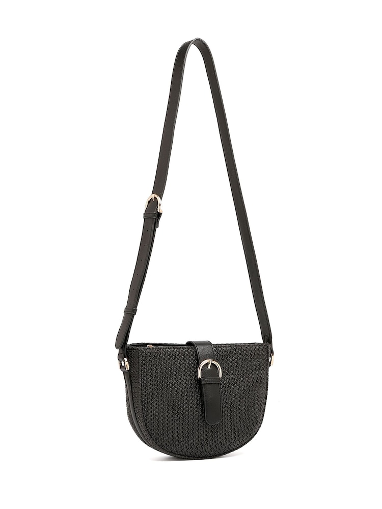Novo Black Amalfi Buckle Cross Body Bag - Image 2 of 4