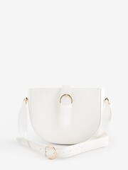 Novo White Amalfi Buckle Cross Body Bag - Image 1 of 1